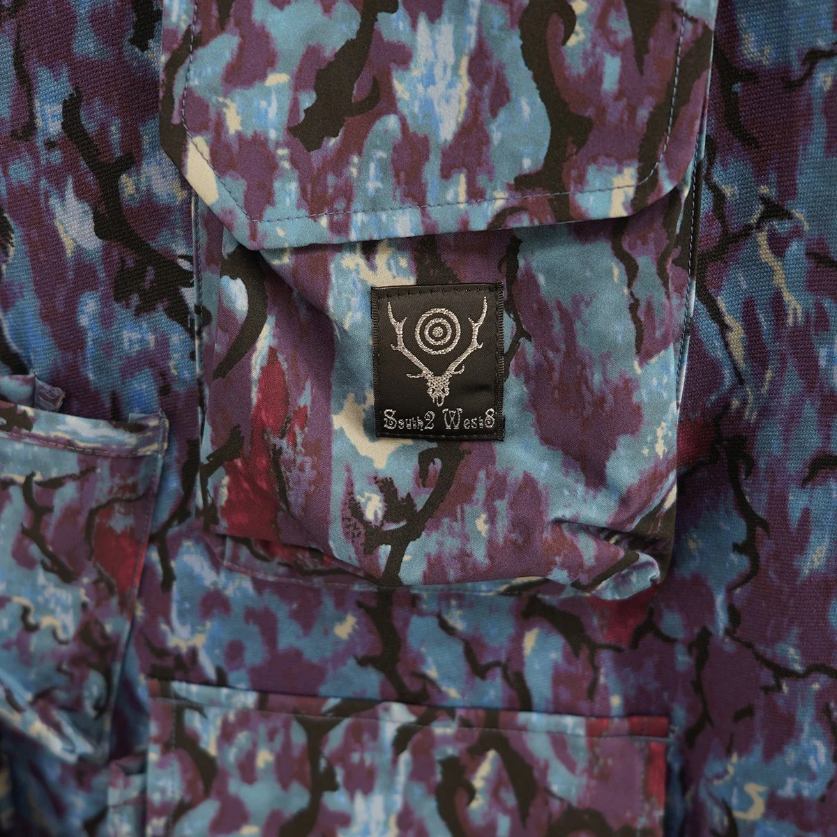 23SS S2W8 Tenkara Trout Pullover Jacket - Poly Smooth ／ Printedジャージー カモ プルオーバー マルチポケット ジャケット - Image 3
