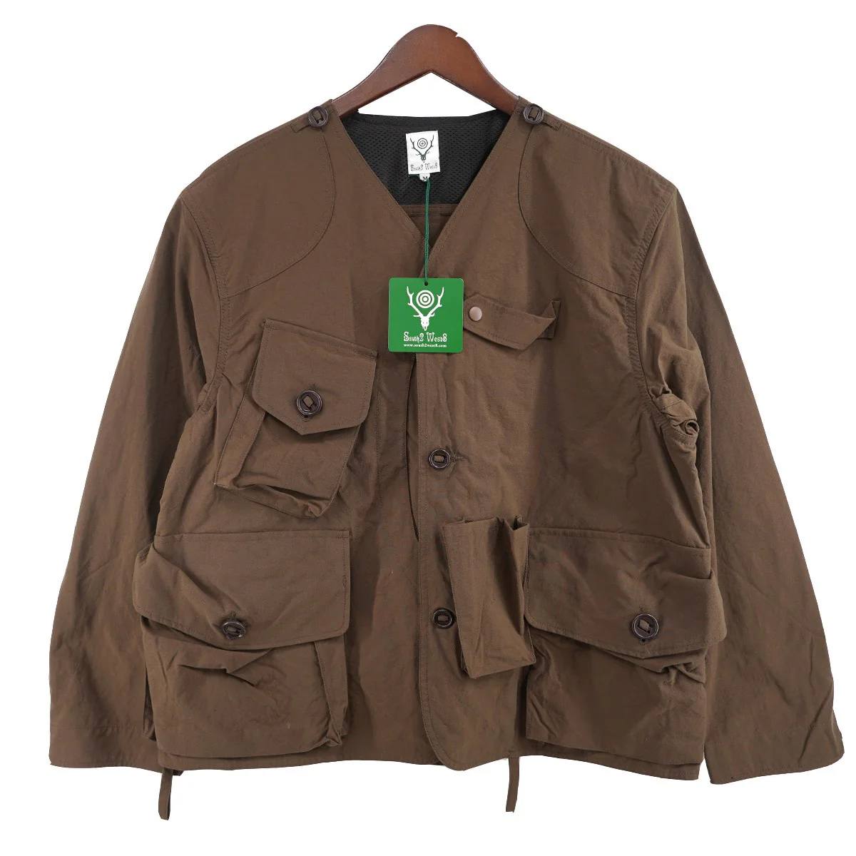 23SS Tenkara Jacket - Nylon Oxford 短丈 テンカラ― ノーカラー ナイロンオックスフォード ジャケット S2W8 サウスツーウエストエイト