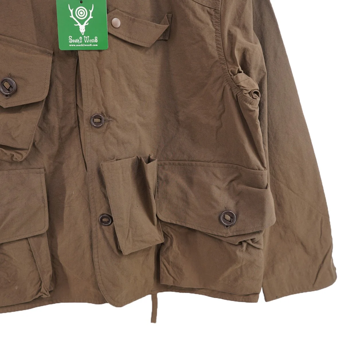 23SS Tenkara Jacket - Nylon Oxford 短丈 テンカラ― ノーカラー ナイロンオックスフォード ジャケット S2W8 サウスツーウエストエイト - Image 3