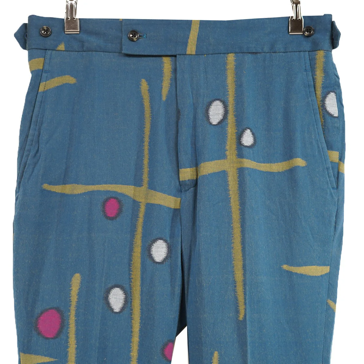23SS Side Tab Trouser ? C／L Kimono Jq．サイドタブ キモノ 着物 リネン混 パンツ - Image 2