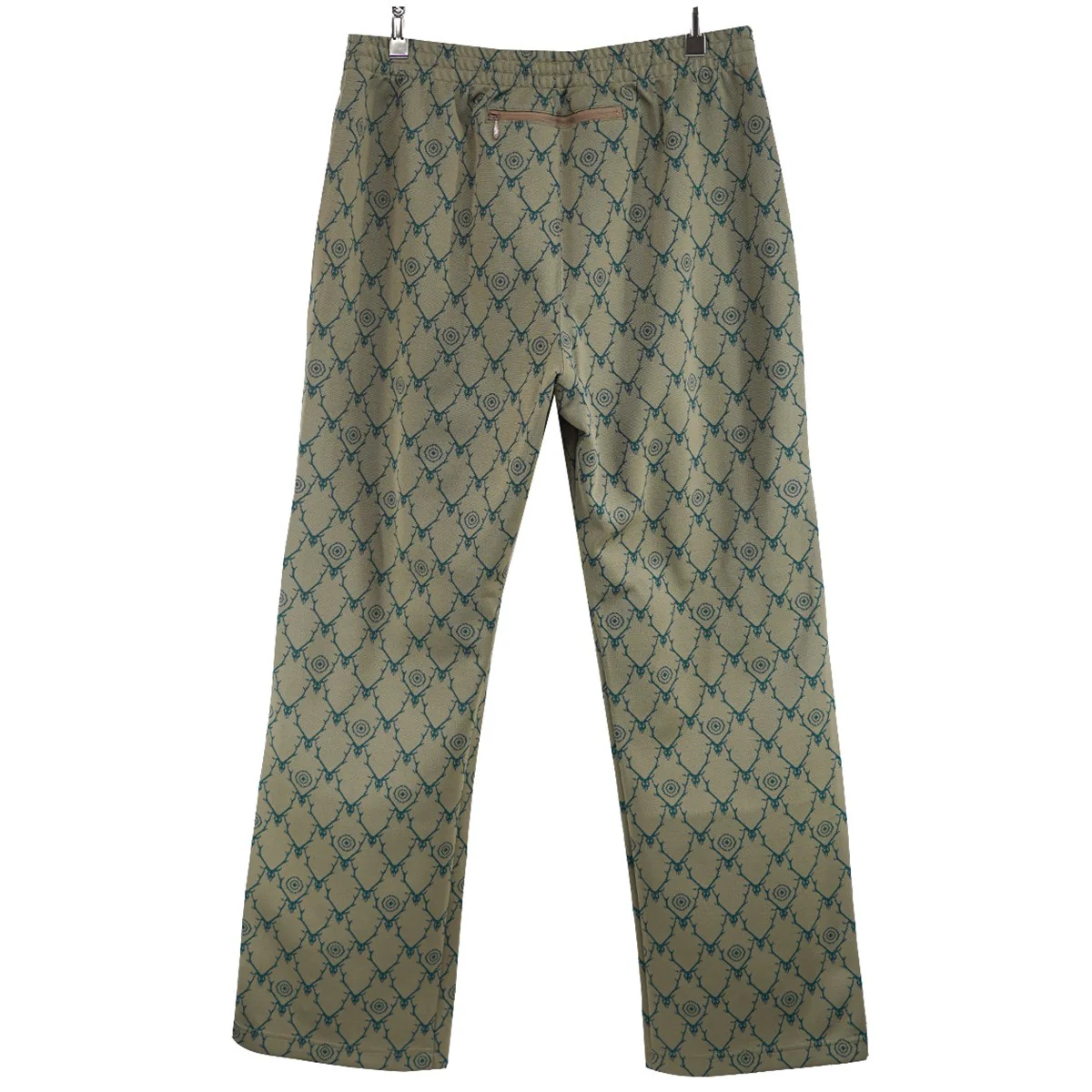 23AW Trainer Pant - Poly Jq． ／ Skull＆Target サウスツーウエストエイトトレーナー イージー トラック ジャージー 総柄 パンツ - Image 3