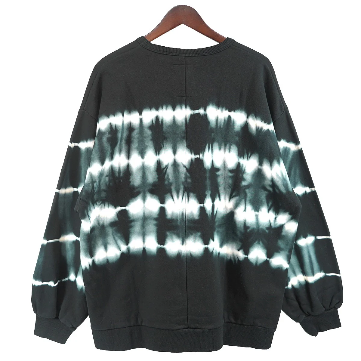 23AW MELTED XII BIG SWEATボーダーデザイン クルーネック スウェット トレーナー - Image 3
