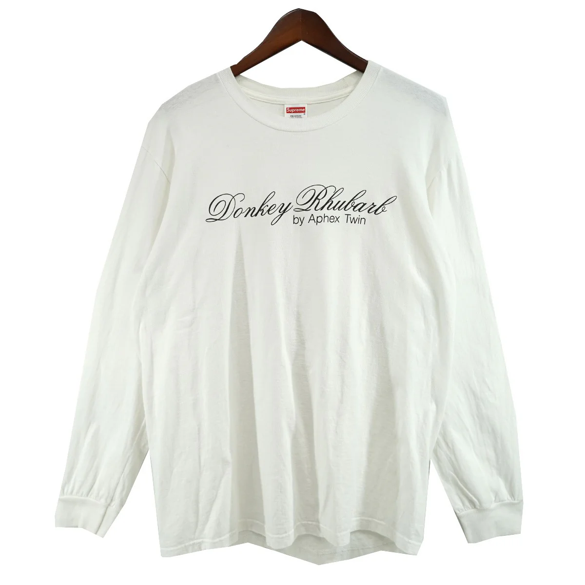 25SS Aphex Twin Donkey Rhubarb L／S Teeエイフェックスツイン ドンキー ルバーブ 長袖 ロゴ ロンT ロングスリーブ Tシャツ - Image 2