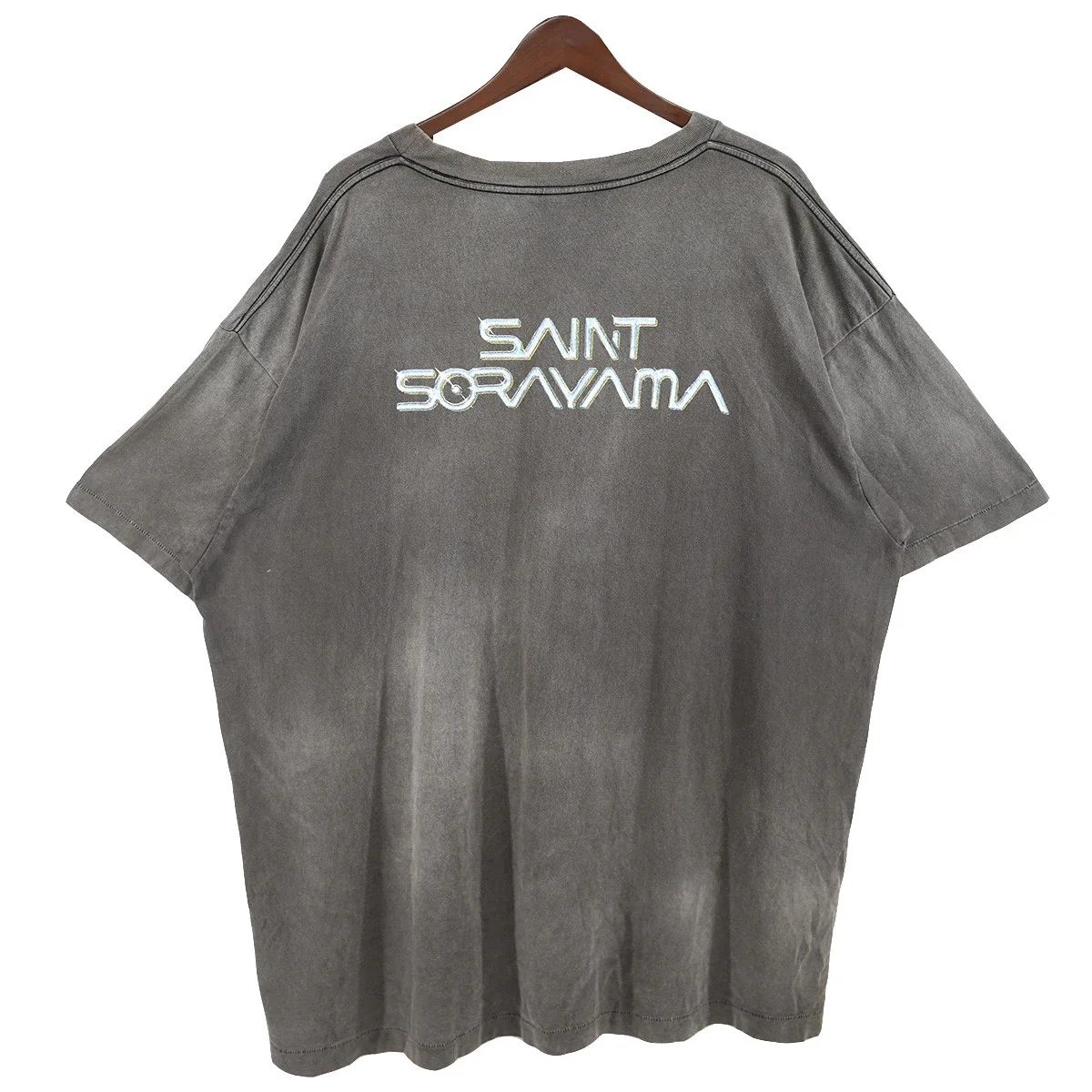 22SS SS TEE ／ SORAYAMA 空山 基 ソラヤマハジメ Vintage ヴィンテージ加工セクシーロボット ロゴ Tシャツ - Image 2