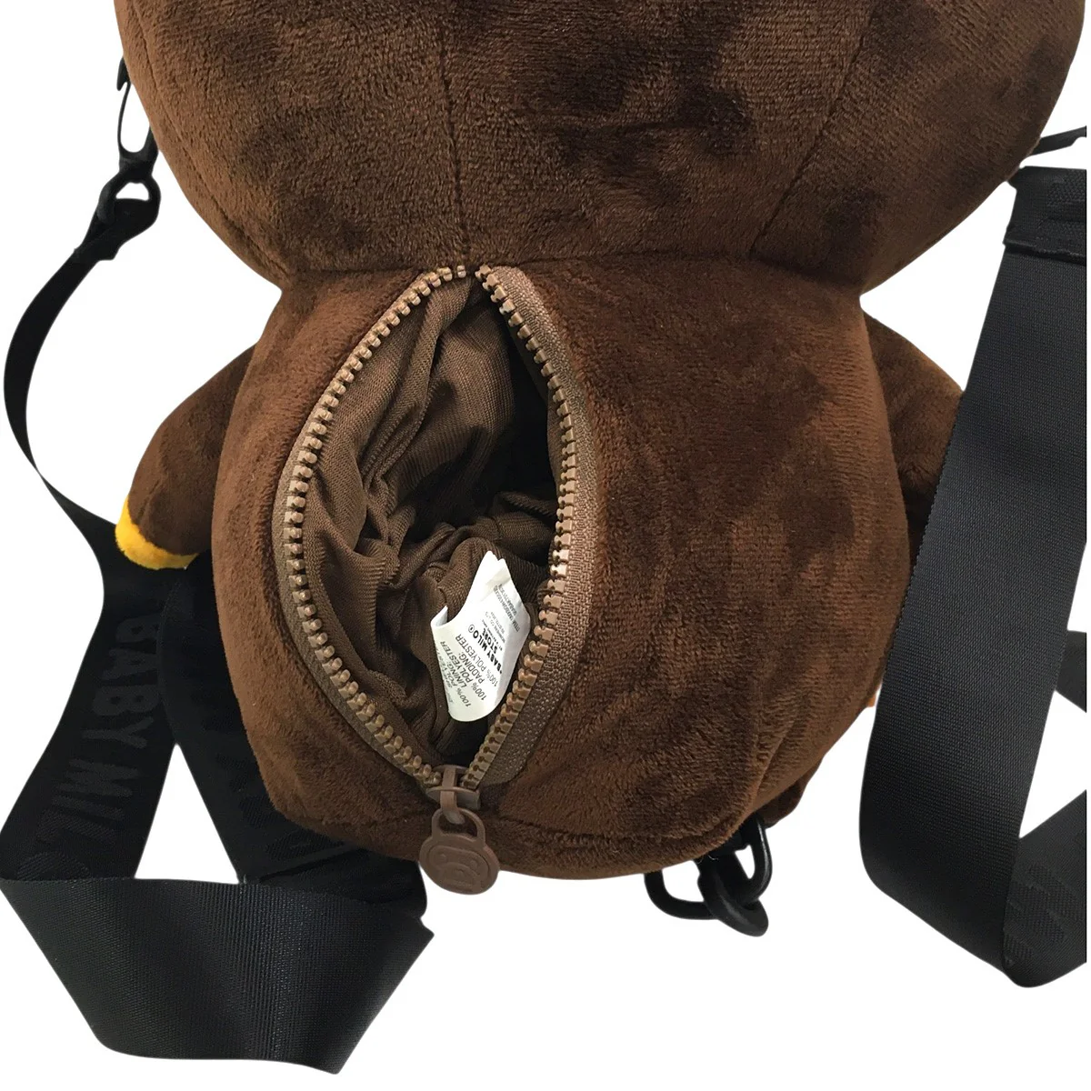 24SS BAPE BABY MILOR EXTRA LARGE PLUSH BACKPACKベイプ ベビーマイロ エクストララージ プッシュ バックパック - Image 5