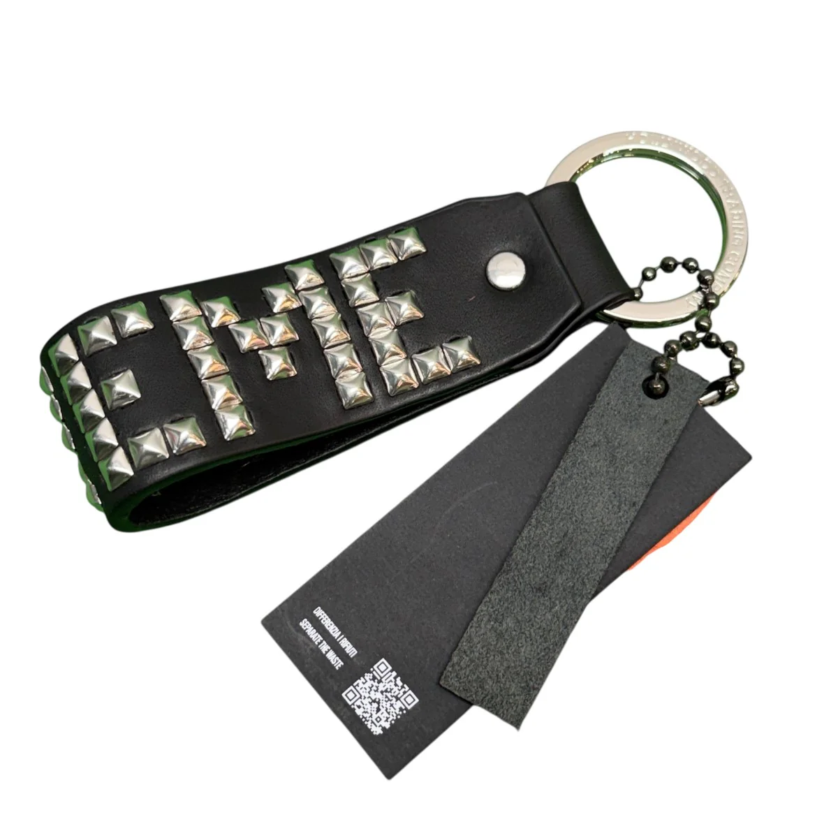 23SS/Studded Keychain／スタッズキーチェーンMade in Italy - Image 2
