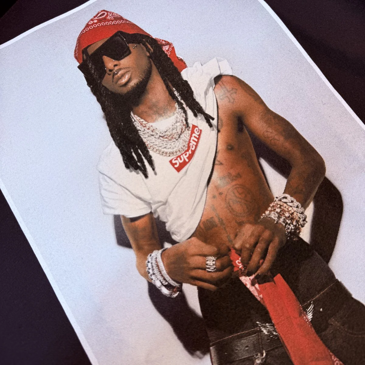 25AW/Playboi Carti Tee／プレイボーイ・カーティフォトTシャツ - Image 2