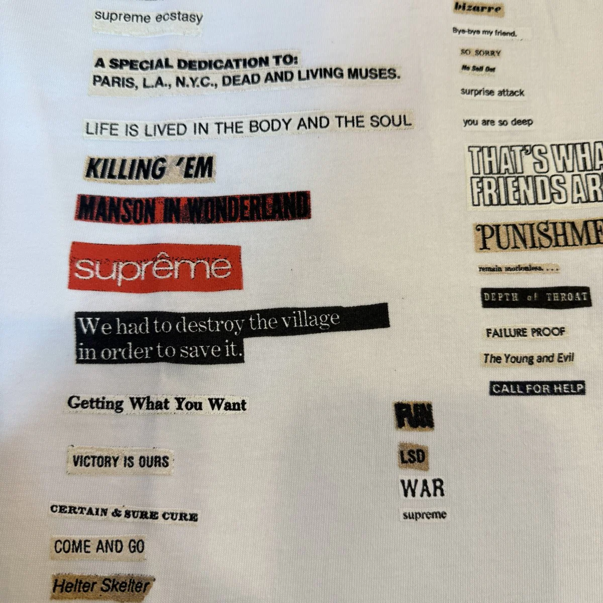 18AW/Cutouts Tee／カットアウトTシャツ - Image 2