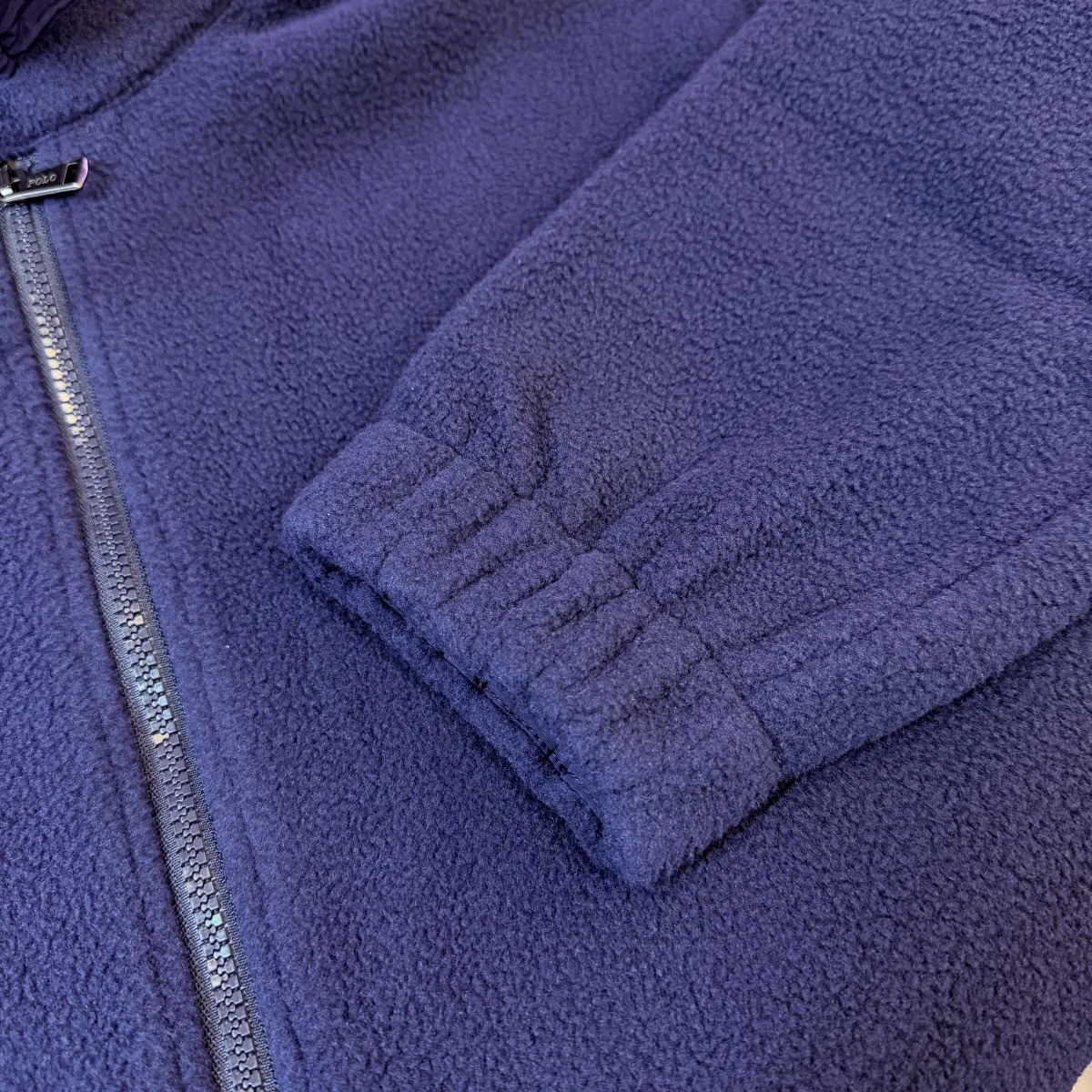 22AW/Navy and Gold Logo Collection FLEECE JACKET／フリースジャケット11-18-0312-770 - Image 6
