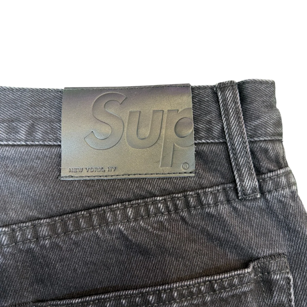 22AW/Stone Washed Black Slim Jean／ストーンウォッシュブラックスリムデニム - Image 3