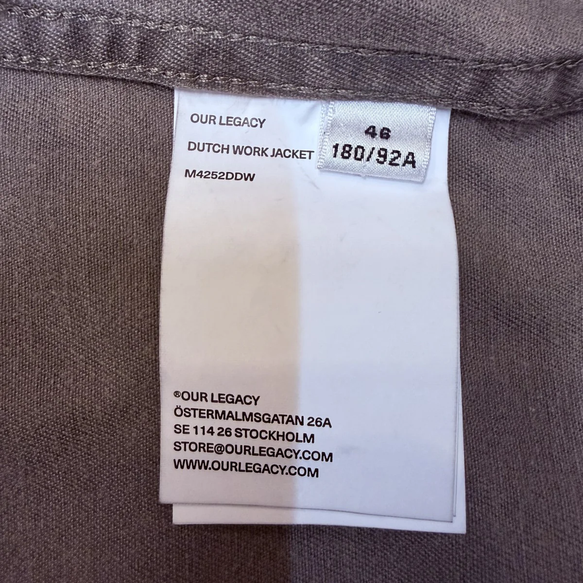 25AW/DUTCH WORK JACKET／ワークジャケットM4252DDW - Image 6