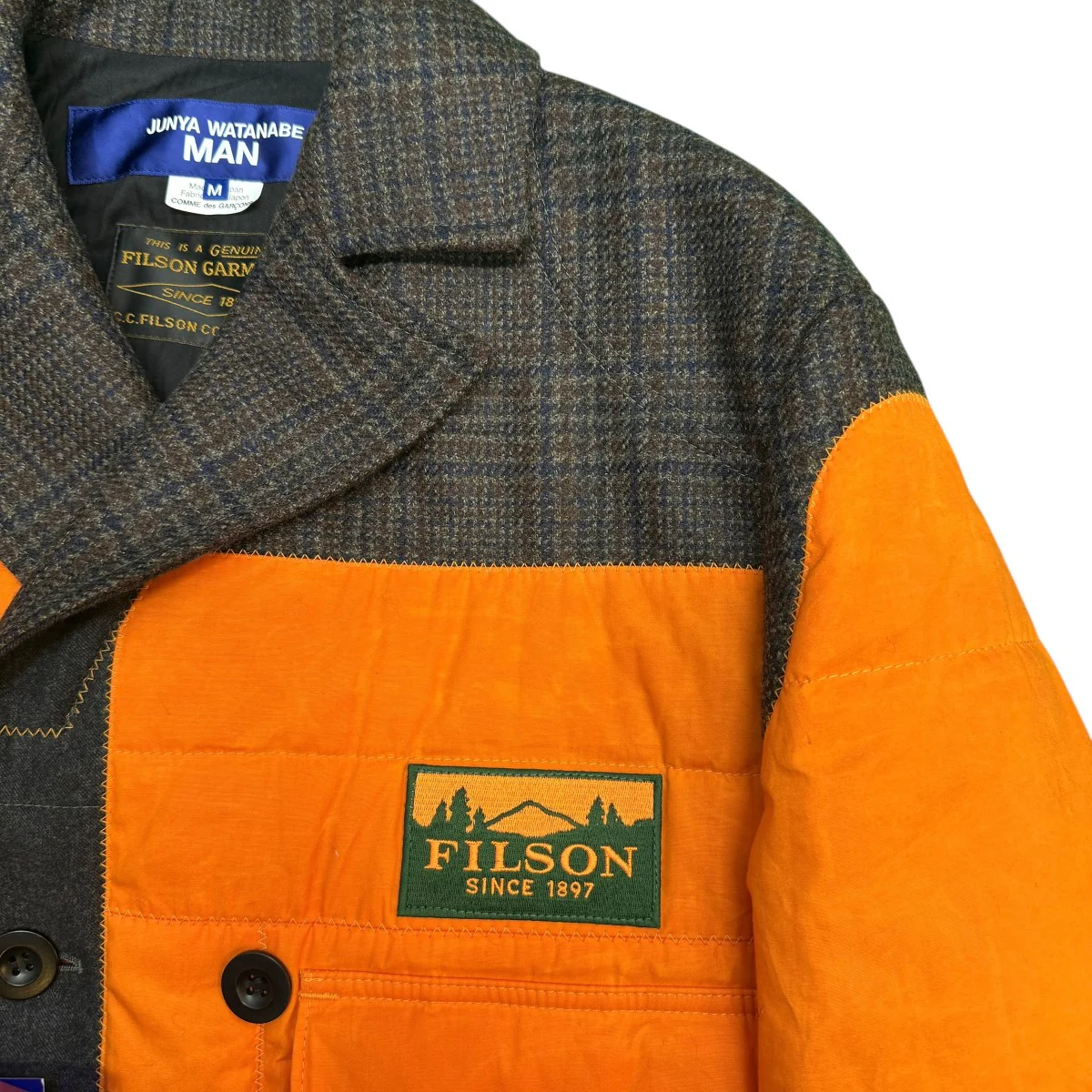 25AW/パッチワークコート／フィルソンコラボドッキングコートWP-C005 - Image 3