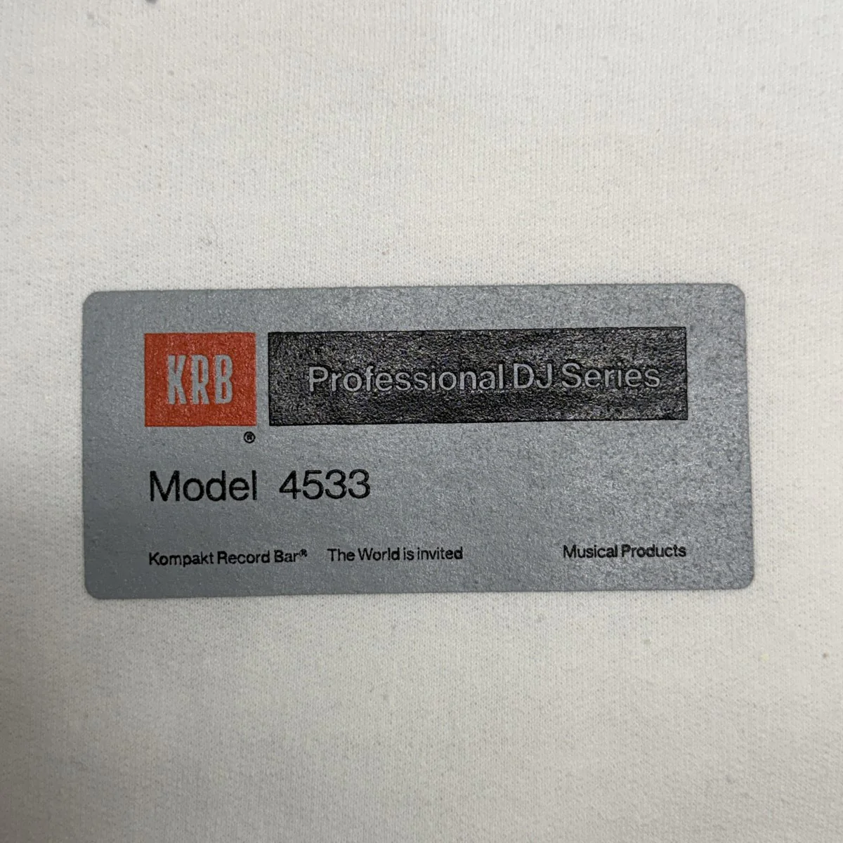 KRB 4533 Hoodie／ワンポイントパーカー - Image 2