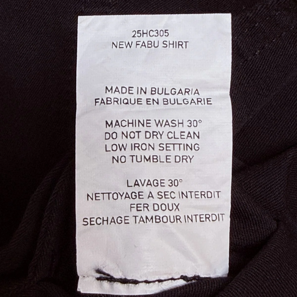 25AW/NEW FABU SHIRT／シャツジャケット25HC305 - Image 10