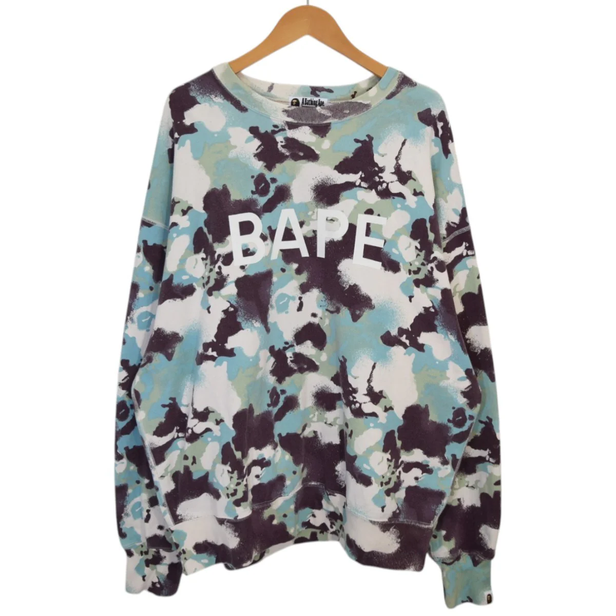 MAP CAMO CREWNECK RELAXED FIT SWEATSHIRTクルーネックスウェット001SWL301001M