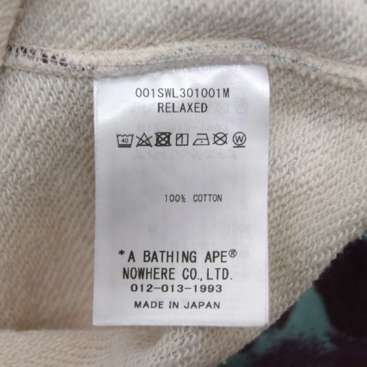 MAP CAMO CREWNECK RELAXED FIT SWEATSHIRTクルーネックスウェット001SWL301001M - Image 6