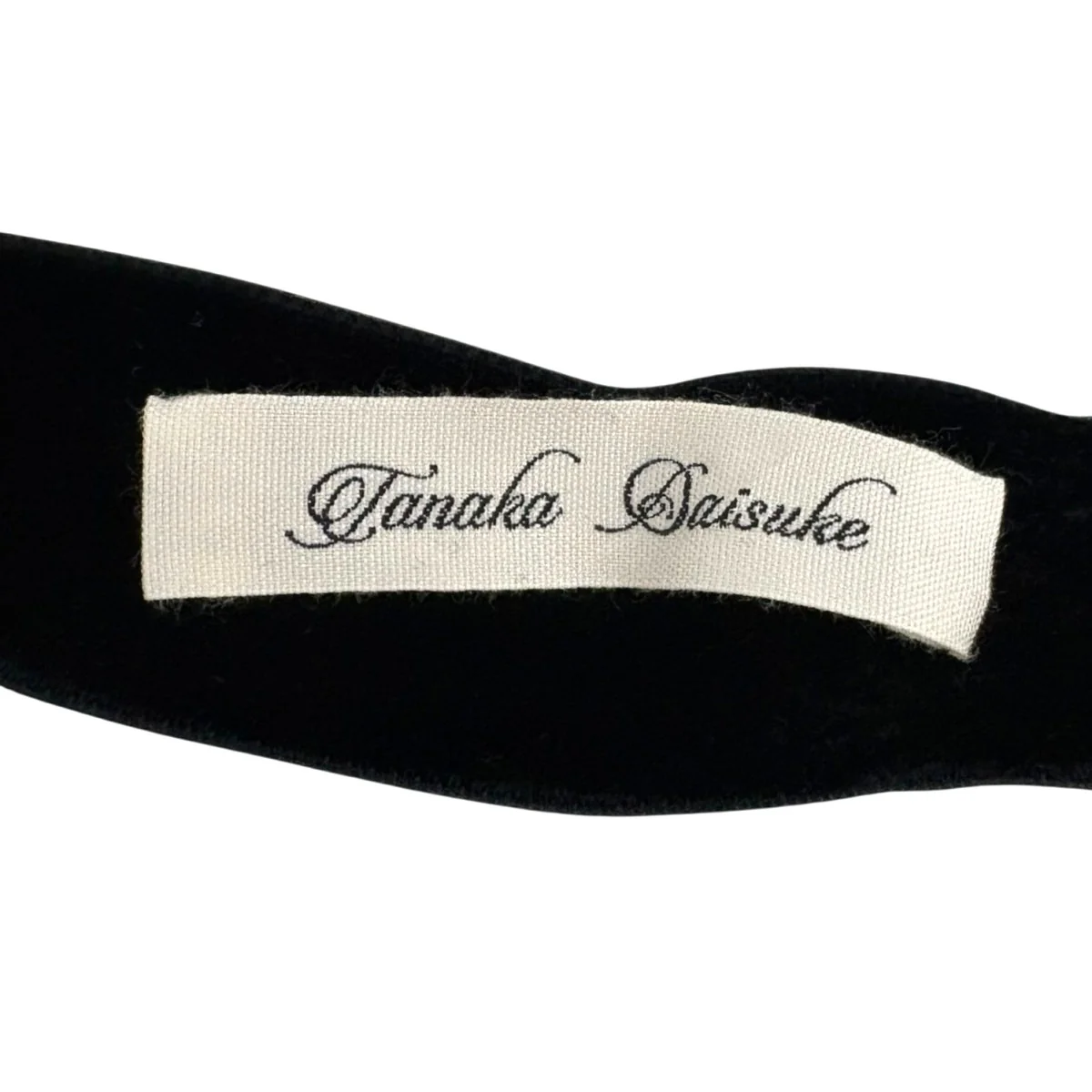 crystal silver tip velvet long ribbon Black124587017 - Image 3