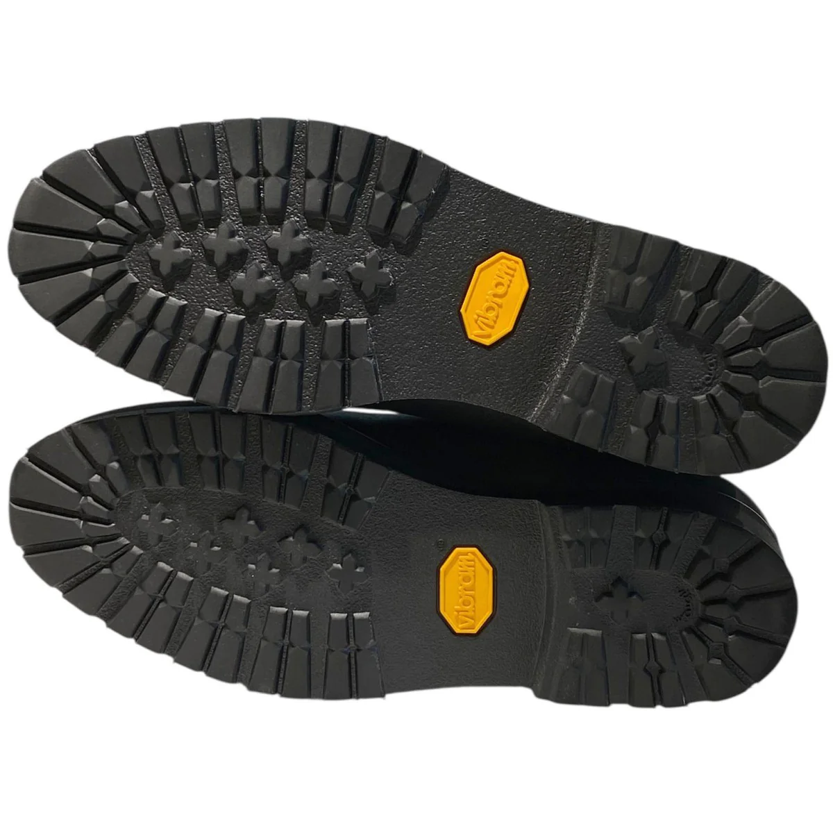 PULL TAB ZIP BOOTS VibramヴィブラムソールセンターZIPレザーブーツ靴 - Image 5