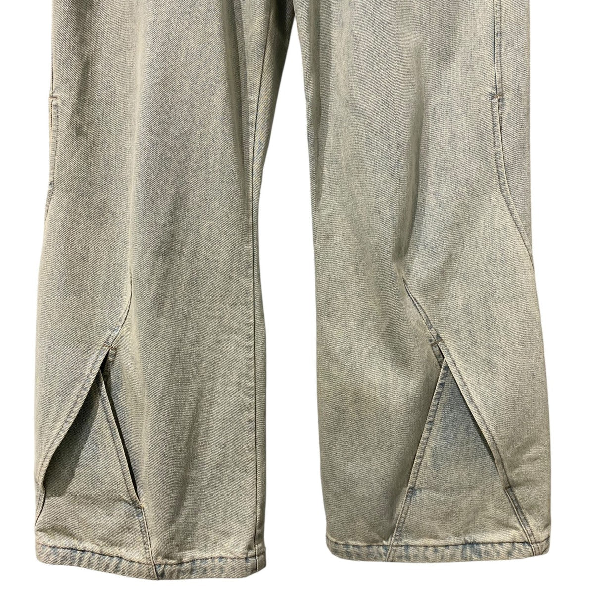 25SSWashed Selvedge DenimウォッシュドVINTAGE加工ワイドデニムパンツ - Image 5