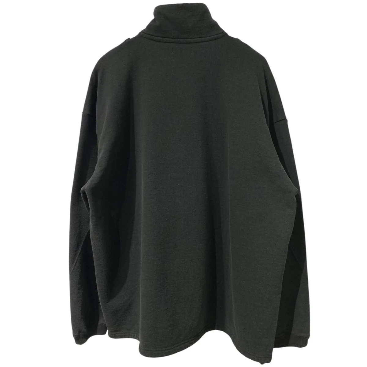 25AWNECK PO-CTNオーバーサイズハーフZIP裾ドローコードスウェット - Image 3