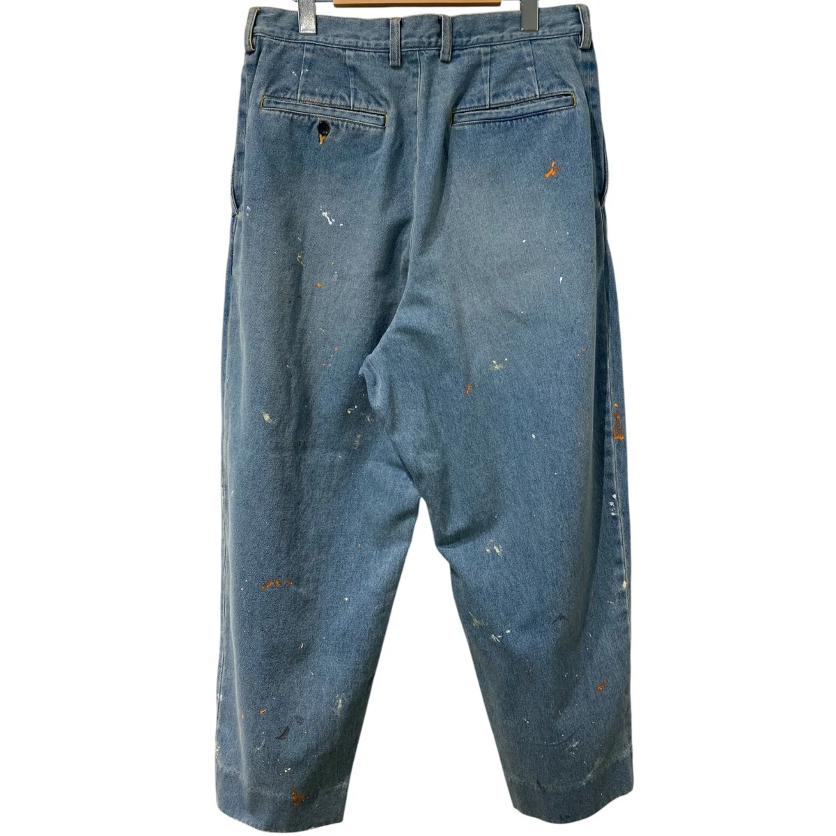 25AWDenim Tapered Trousers (Paint-Splattered)デニムテーパードペイントスプレー加工パンツ - Image 3