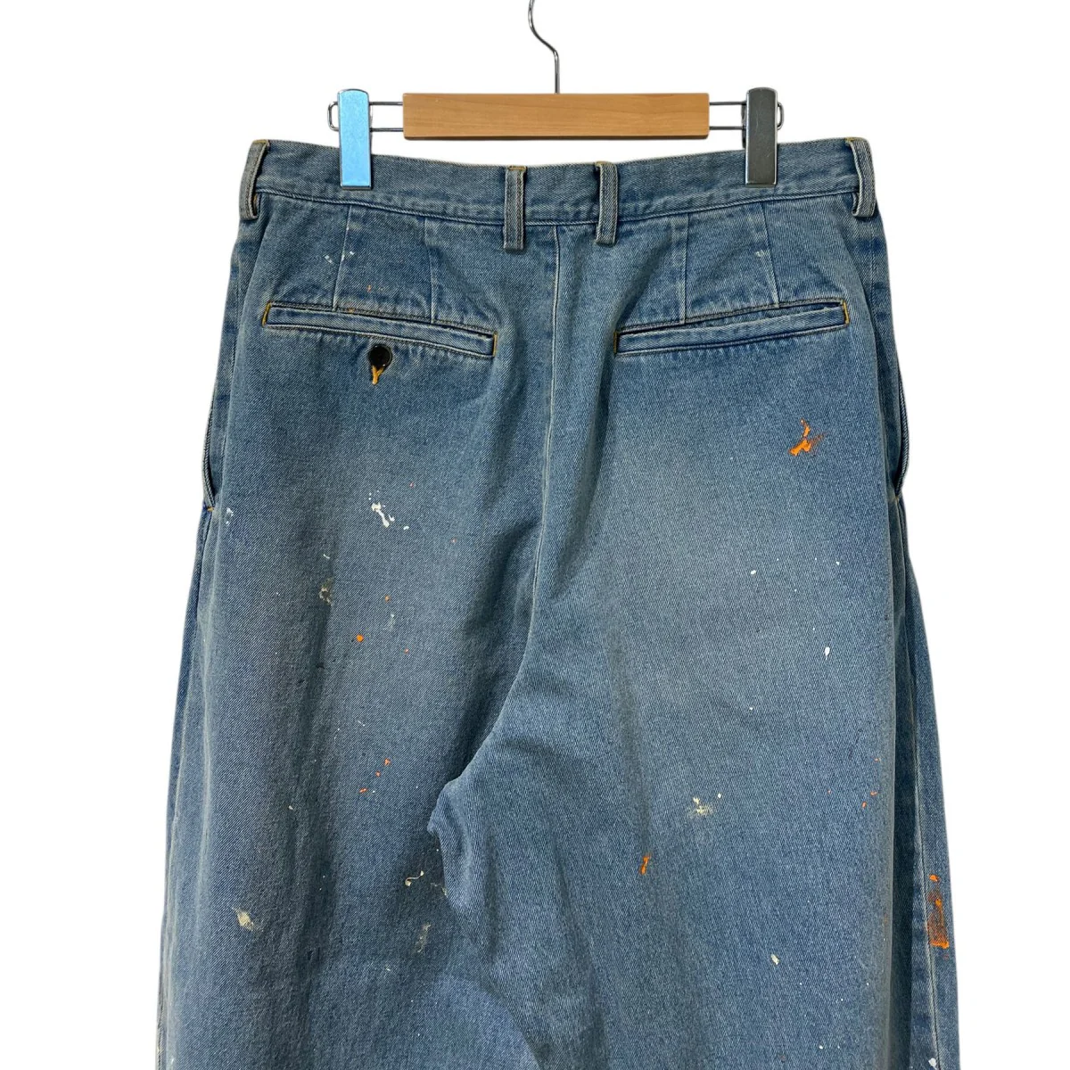 25AWDenim Tapered Trousers (Paint-Splattered)デニムテーパードペイントスプレー加工パンツ - Image 7