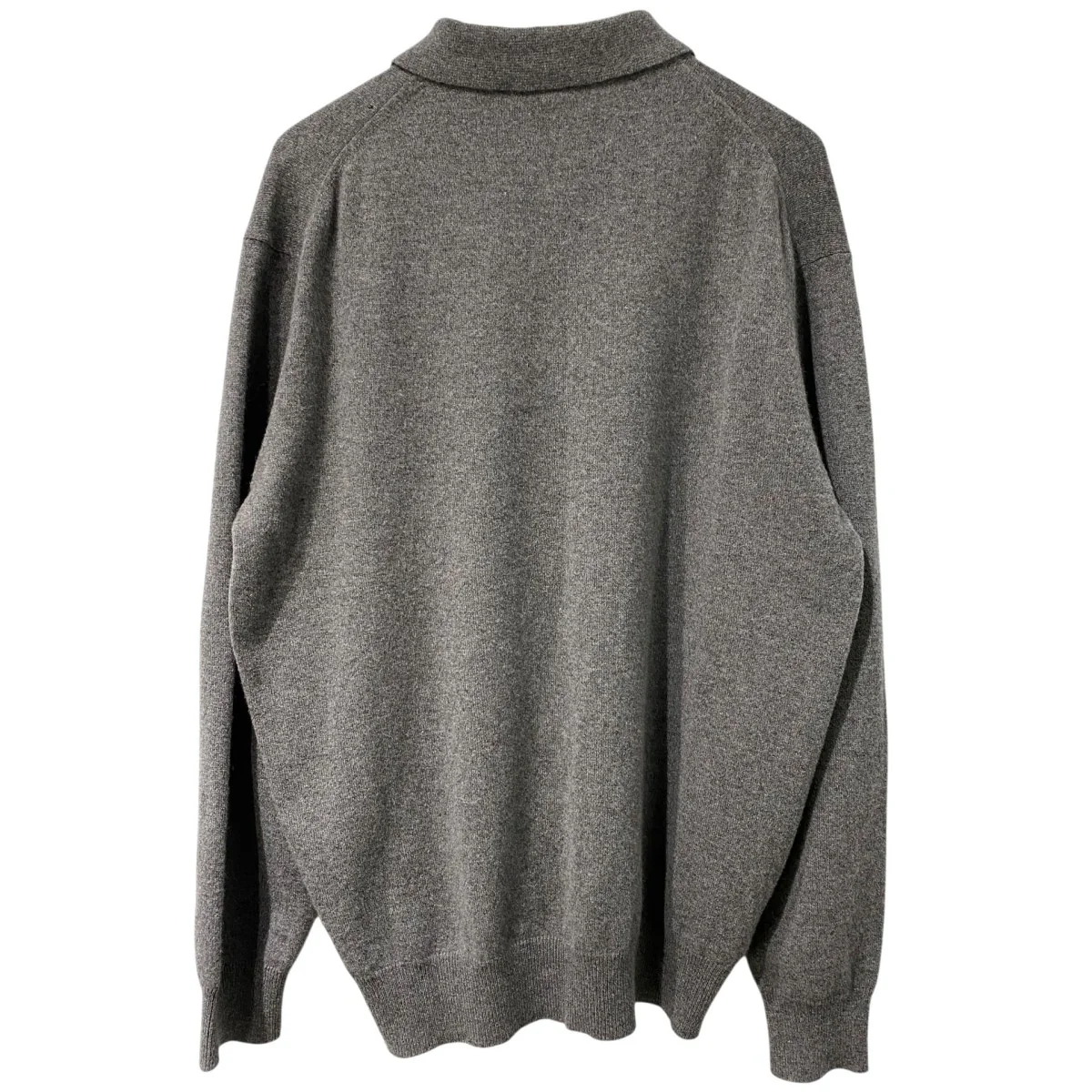 90'sCashmere Knit Poloカシミヤニットポロシャツ - Image 3