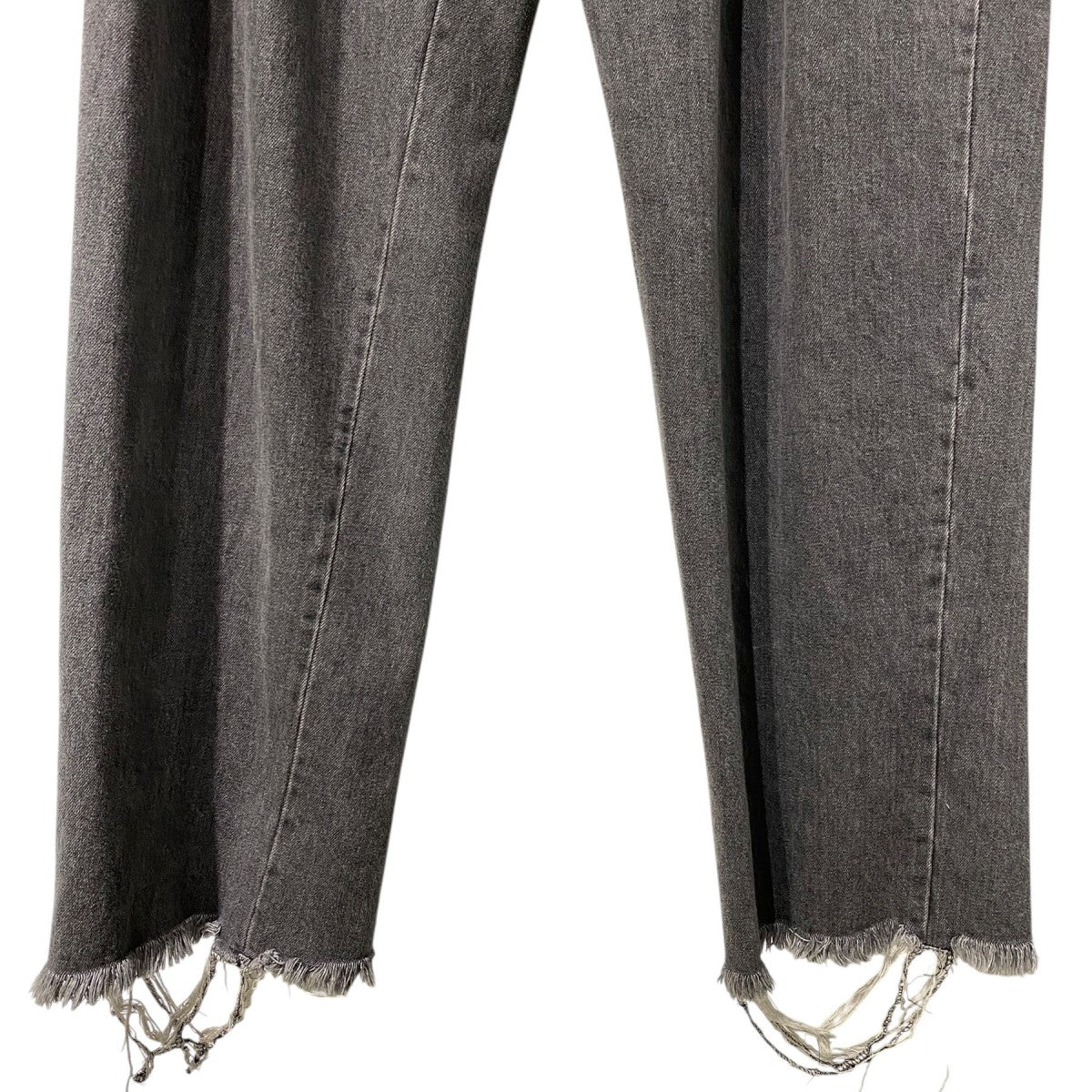 25SS直営店限定American Seaisland Cotton Black Denim USED加工デニムパンツ - Image 5