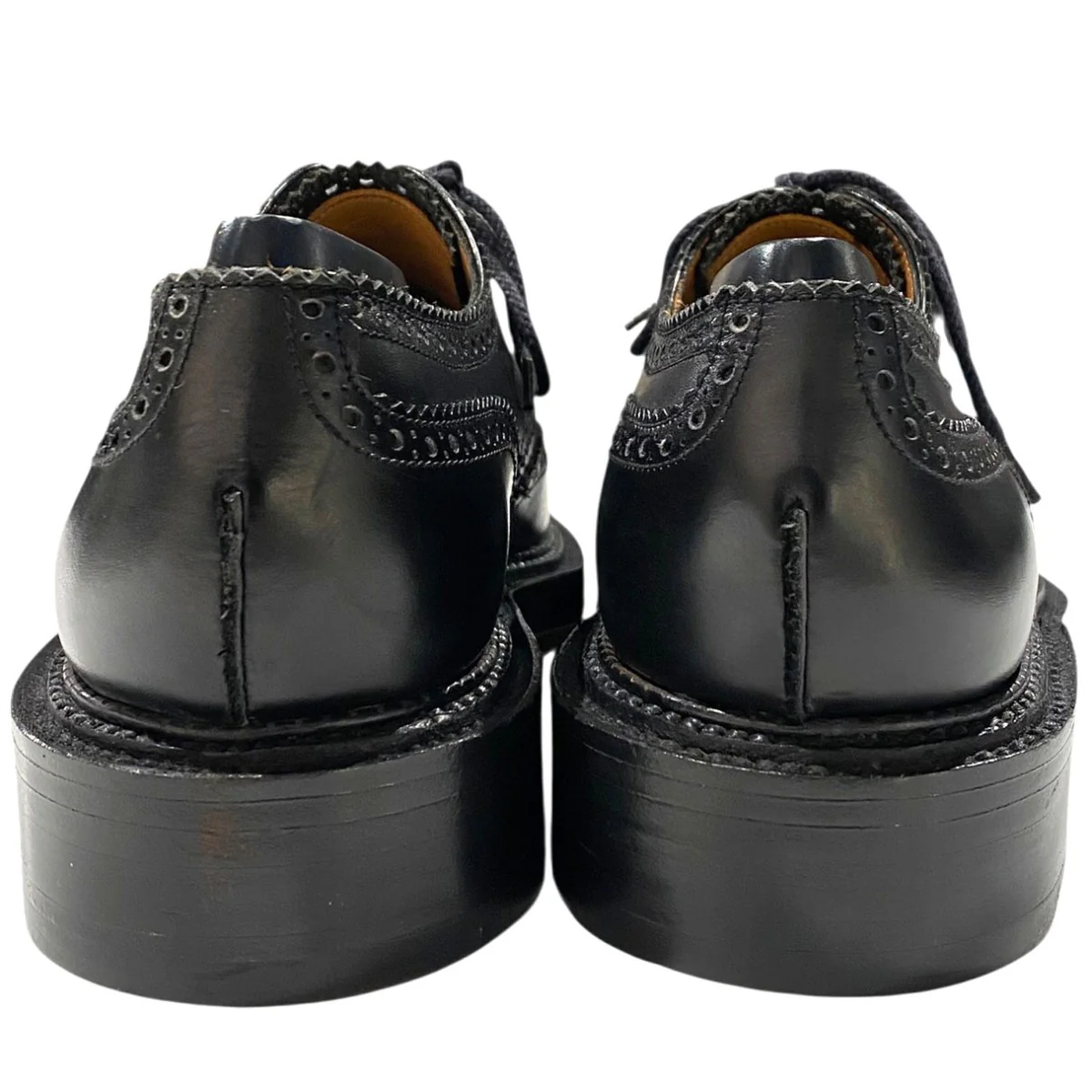 590 Triple Sole Derbyトリプルソールダービーレザーシューズ靴 - Image 3