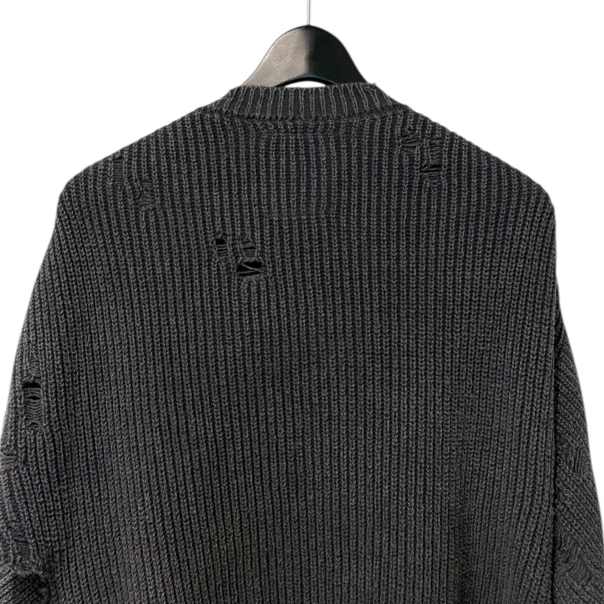 24SSBleached Knit Pulloverブリーチデストロイ加工ニットセーター - Image 7