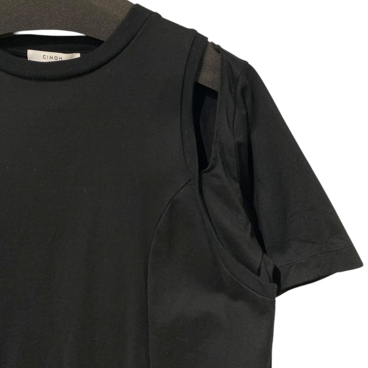 25SS別注CUT OUT T-SHIRTカットアウト2WAY Tシャツ - Image 4