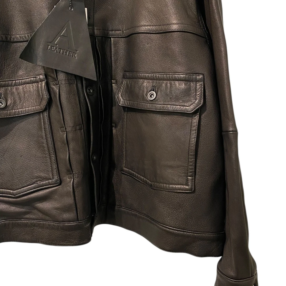 25AW限定20着Cervus Nippon Trucker Jacketトラッカーレザージャケット - Image 5