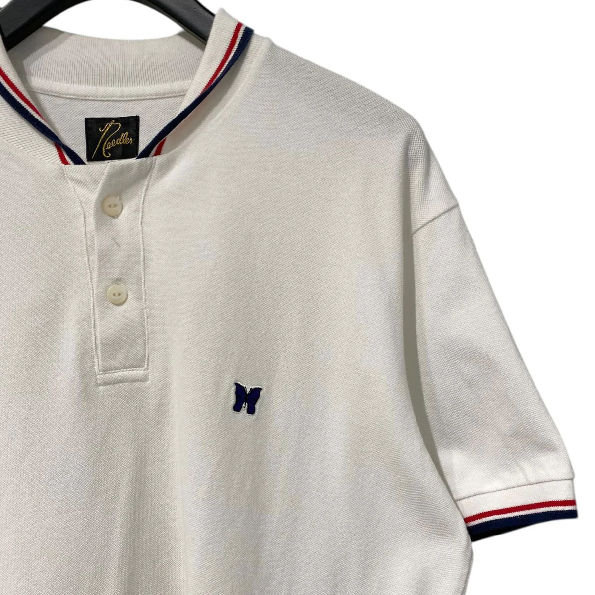 Shawl Collar S／S Polo Cotton Piqueショールカラーポロシャツ - Image 4