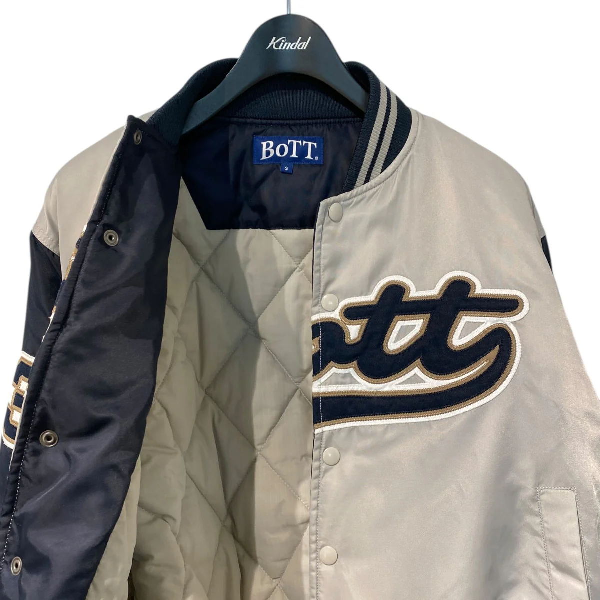 26SSNylon Varsity Jacketキルティング中綿ナイロンスタジャン - Image 6