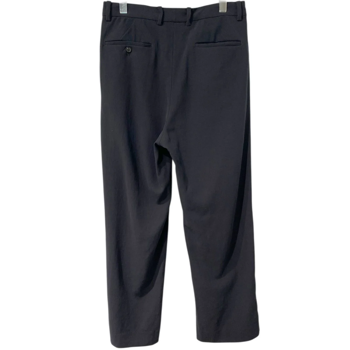 HARD TWIST COTTON INVERTED PLEATS PANTSストレッチワイドスラックスパンツ - Image 3