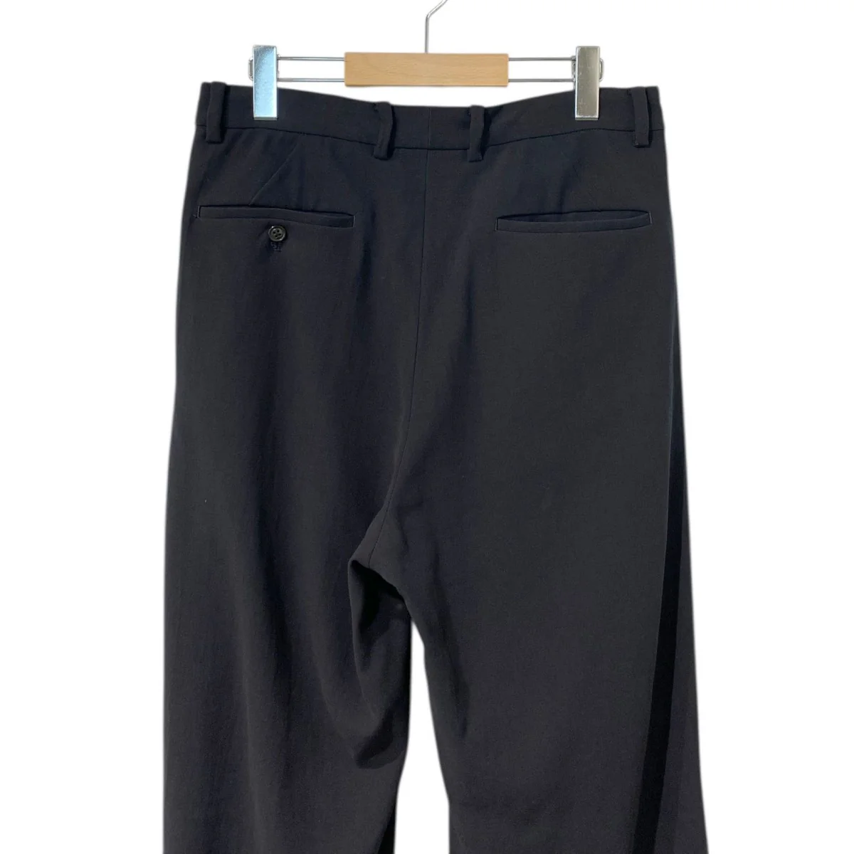 HARD TWIST COTTON INVERTED PLEATS PANTSストレッチワイドスラックスパンツ - Image 7