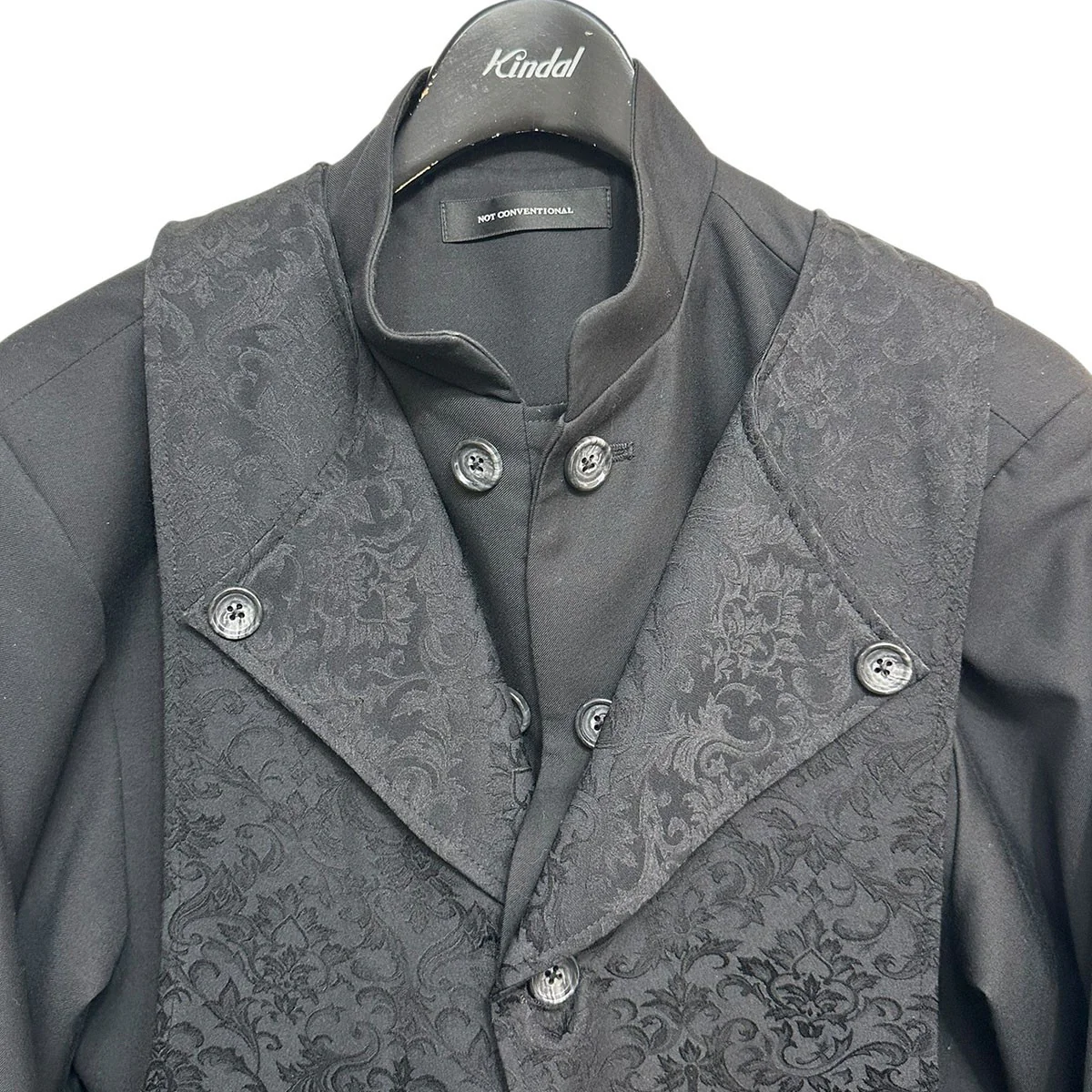 layered tyrolean jacketレイヤードタイロリアンジャケットN23-003-BLK - Image 3
