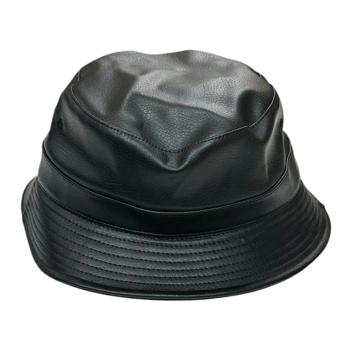 22AWBUCKET 02   HAT   SYNTHETIC． FORTLESSフェイクレザーバケットハット222HCDT-HT10 - Image 3