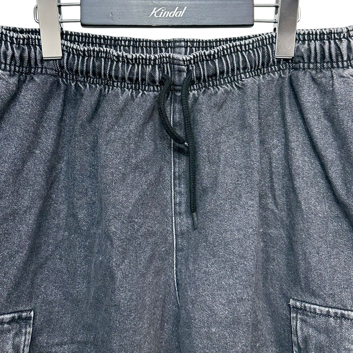 MILS2301 ／ SHORTS ／ COTTON． DENIMストーンバイオブリーチ加工6ポケットカーゴデニムショーツ241WVDT-PTM08 - Image 3