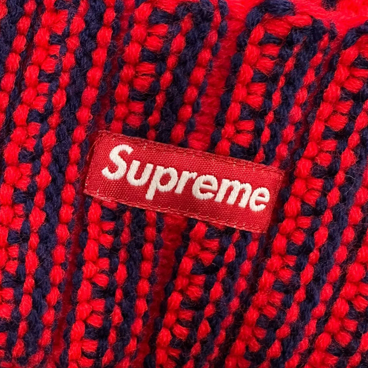 19AWContrast Stripe Beanieコントラストストライプビーニー ニットキャップ - Image 4