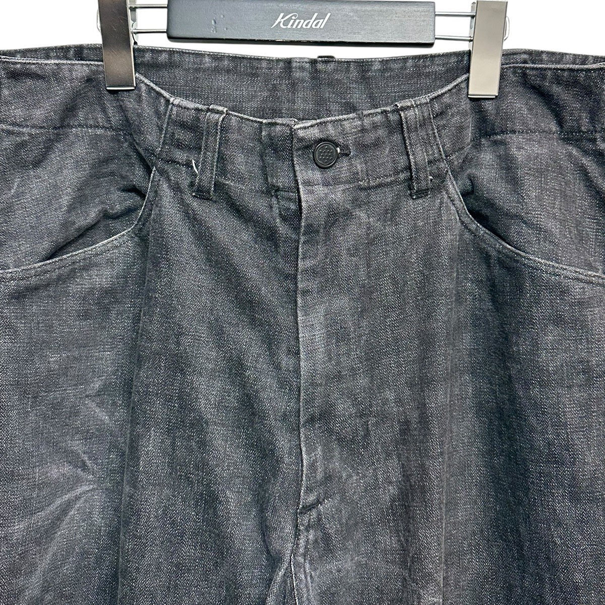 B．B．D (BLACK BROKEN DENIM) UTILITY TROUSERSブラックブロークンデニムユーティリティトラウザーズ デニムパンツ642481 - Image 3