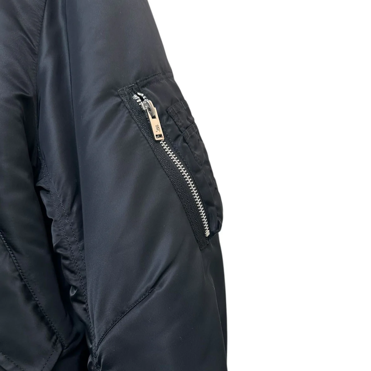 25AWNYLON MASSIVE ROUNDED SLEEVE BOMBER JACKETマッシヴラウンドスリーブボンバージャケット オーバーサイズスリーブジャケット1B009-0325-13 - Image 4