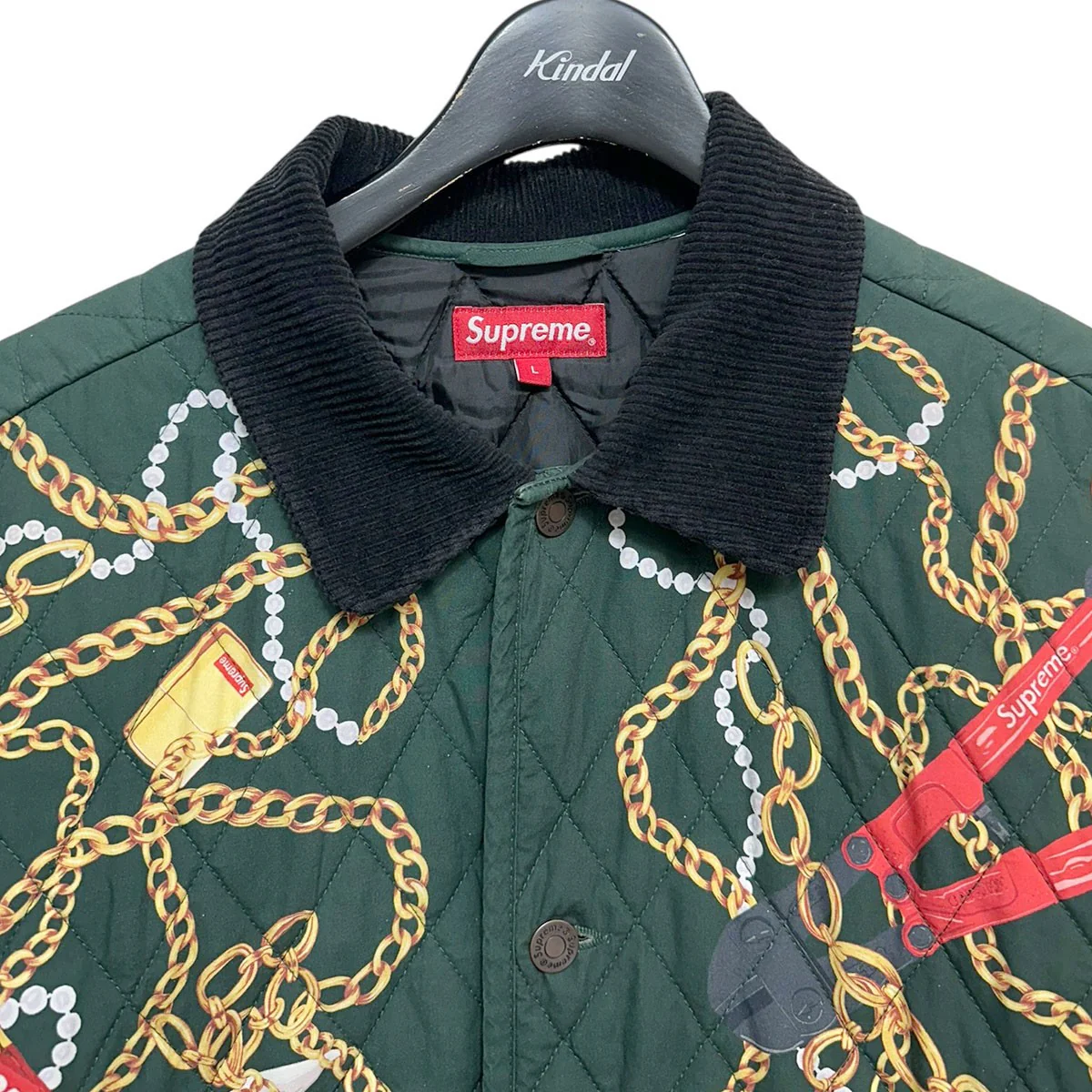 20AWChains Quilted Jacketチェーンプリントキルティングジャケット - Image 3