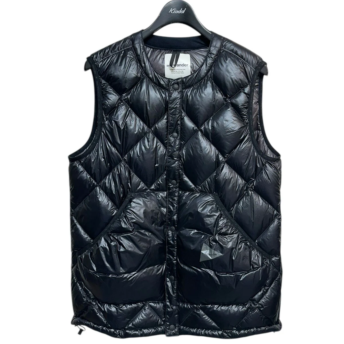 23AWdiamond stitch down vestダイヤモンドステッチダウンベスト574-3231008