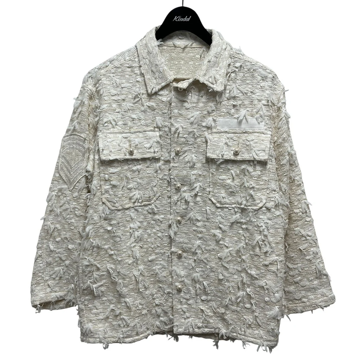 25SSMILITARY JK RIBBON TWEED ツイードジャケットMB251-1101EX