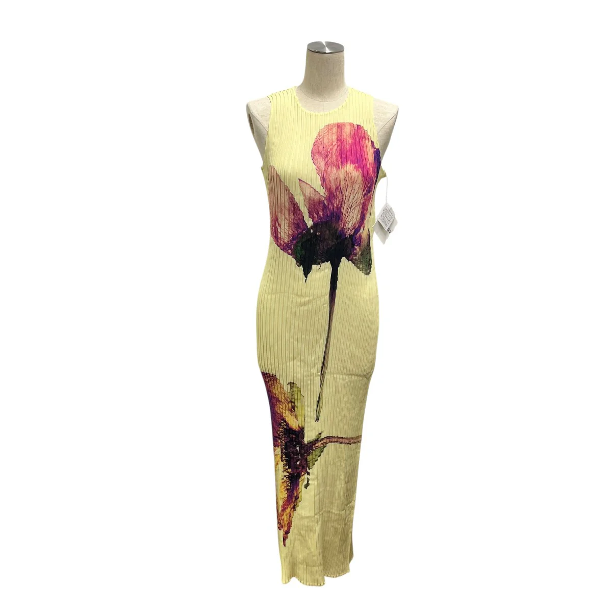 PRESSED FLORA PLEATS ノースリーブワンピースIM51FH646