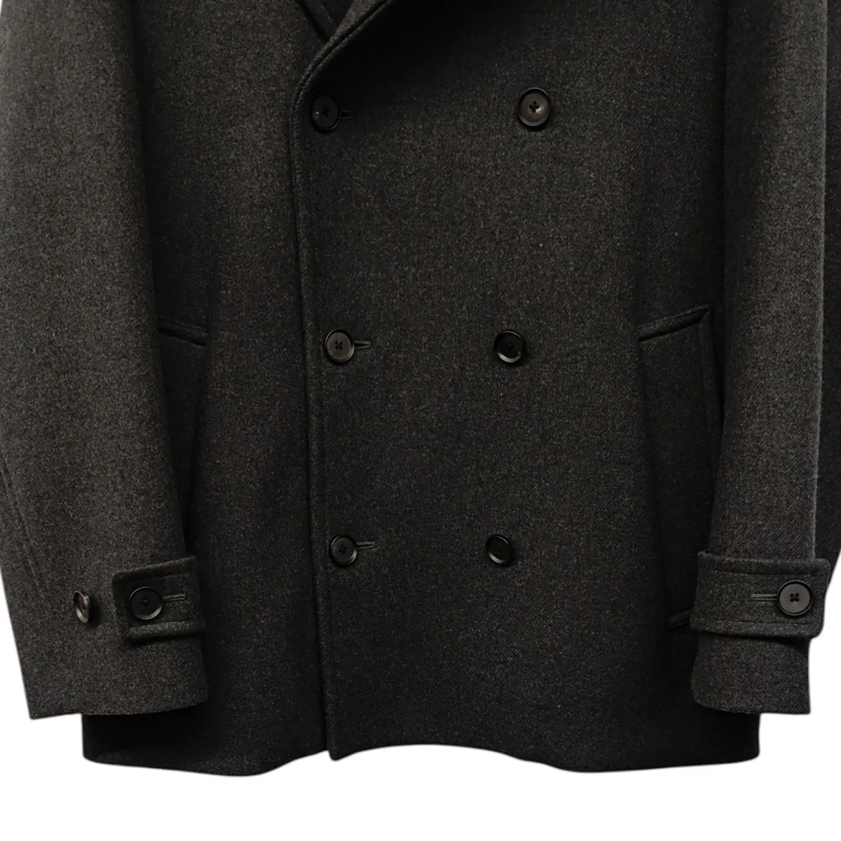 WOOL DOUBLE CLOTH PEA COAT ダブルジャケット - Image 5