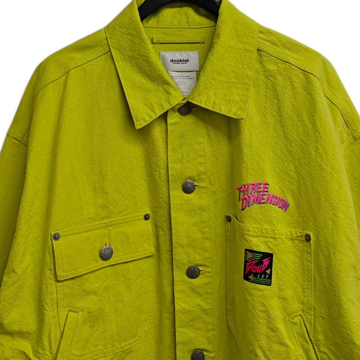 CHAOS EMBROIDERY SILK DUCK CUT OFF JACKET 19SS31BL81 - Image 3