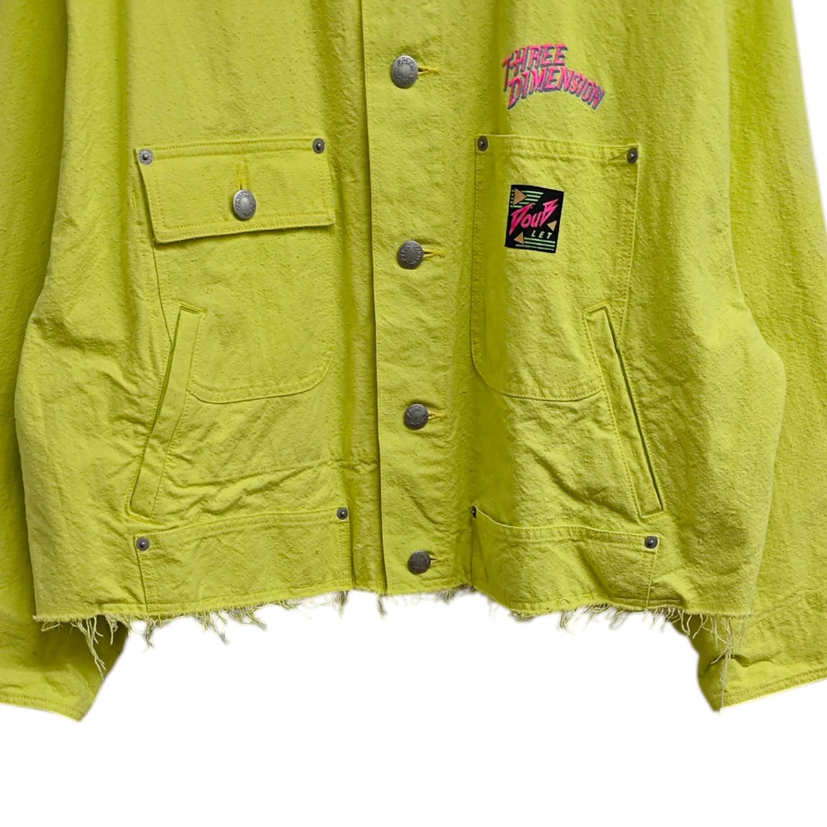 CHAOS EMBROIDERY SILK DUCK CUT OFF JACKET 19SS31BL81 - Image 5