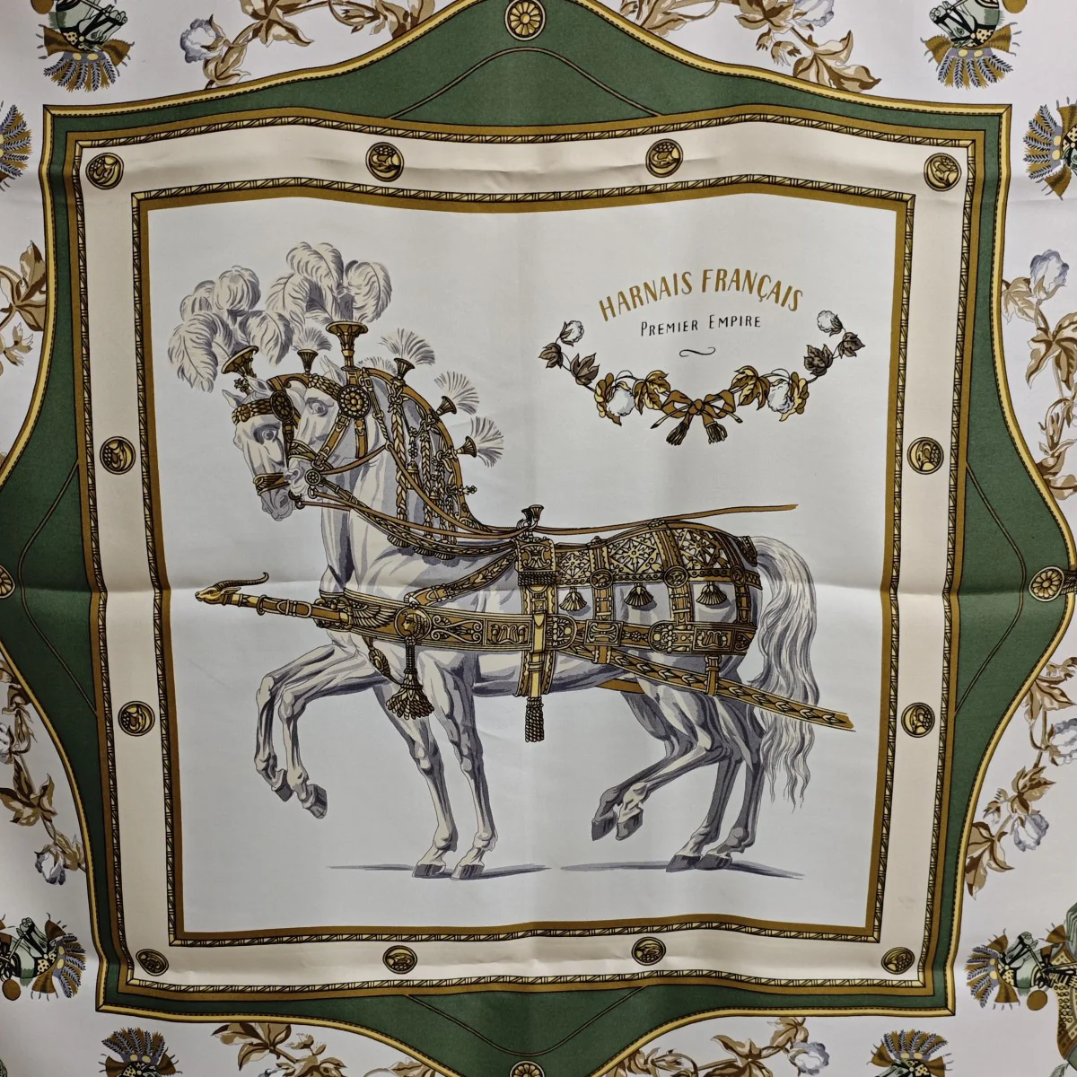 カレ90 Harnais Francais PREMIER EMPIRE スカーフ - Image 2